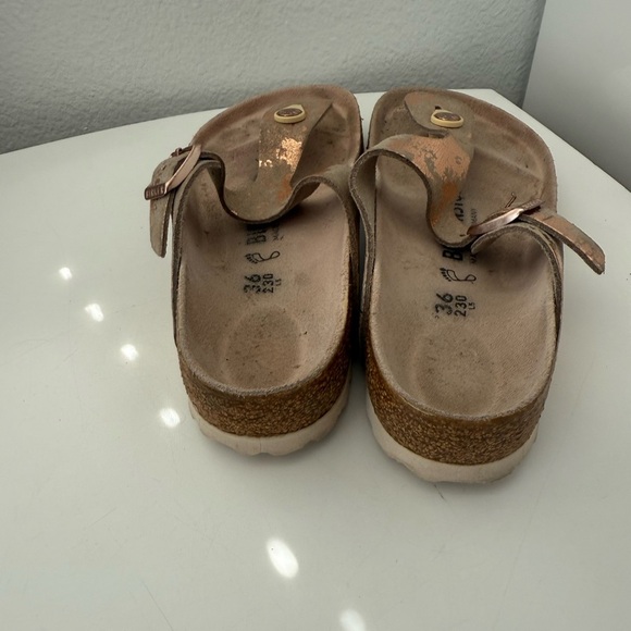 Birkenstock Women's Vintage Metallic Rose Chopper color - Picture 5 of 6